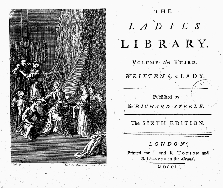 Front cover of The Ladies Library.