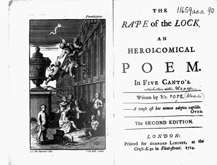 Front cover of The Rape of Lock.