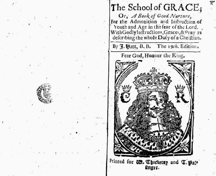 Front cover of The School of Grace.