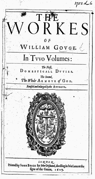 Front cover of The Workes of William Gouge.