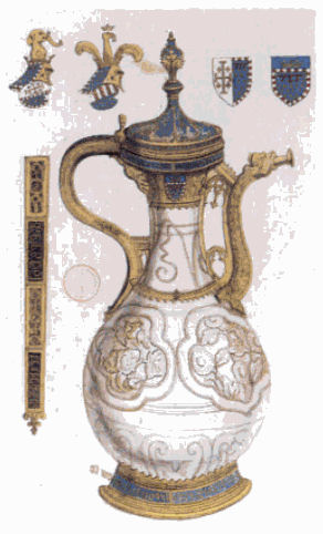 A drawing of the Fonthill Vase by Barthelmy Remy.