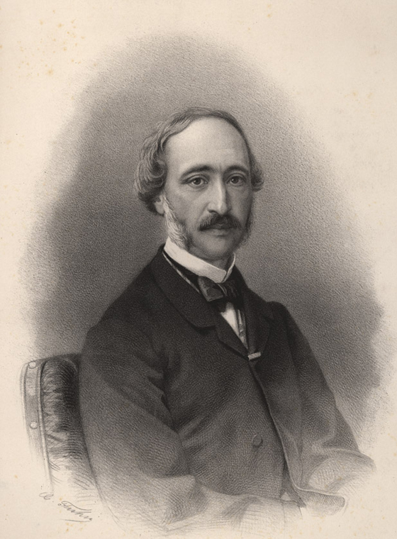Portrait of physicist Alexandre Edmond Becquerel