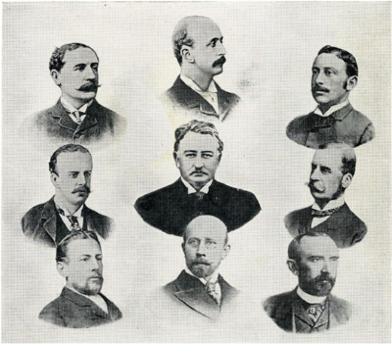 The first board of directors of the British South Africa Company, 1889.