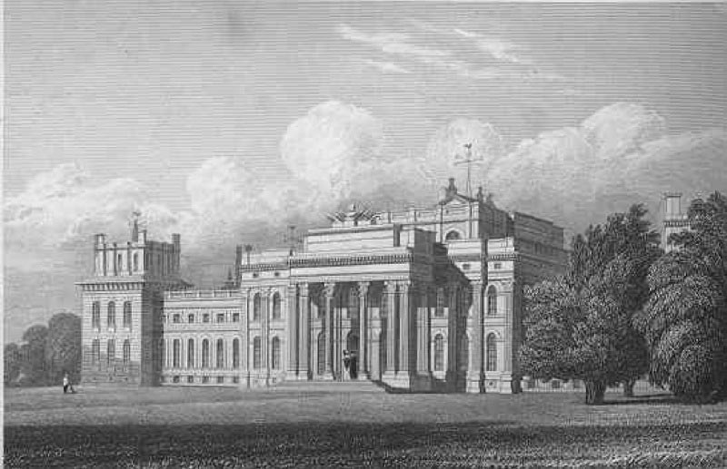 Blenheim Palace from Jones's Views of the Seats of Noblemen and Gentlemen.