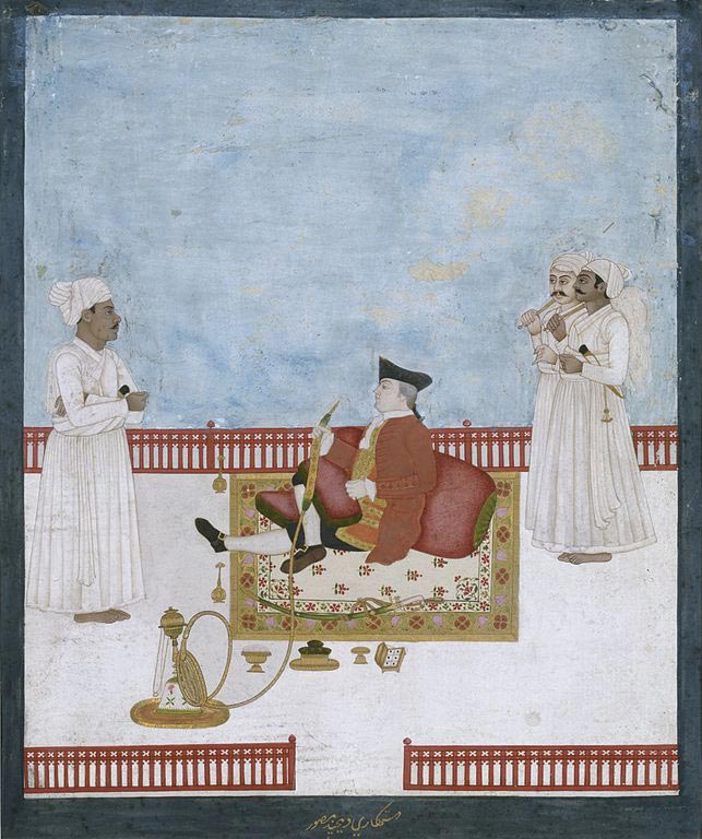 Portrait of an East India Company Official by the Indian artist, Dip Chand.