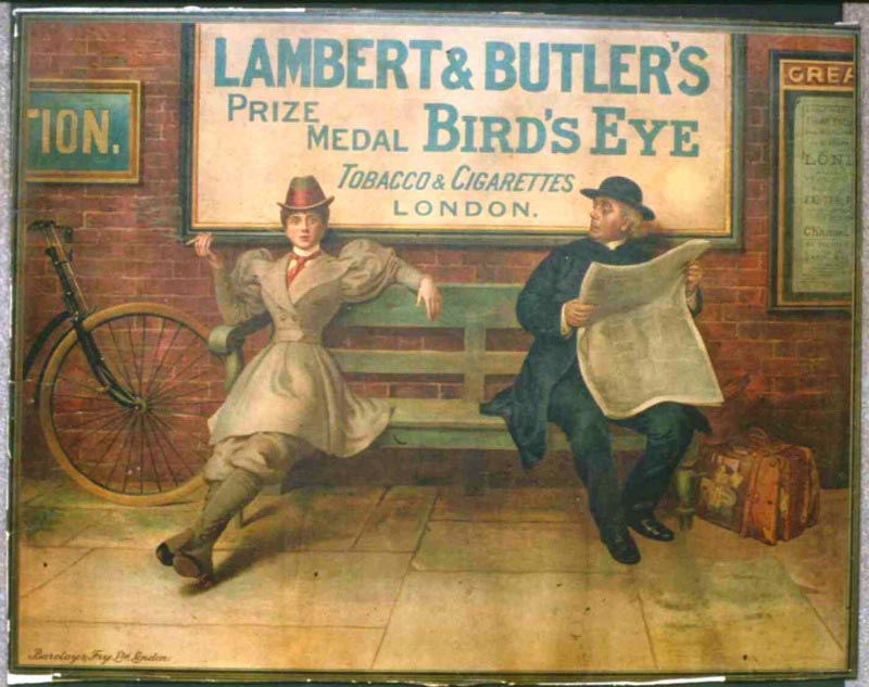 Lambert and Butler show card.