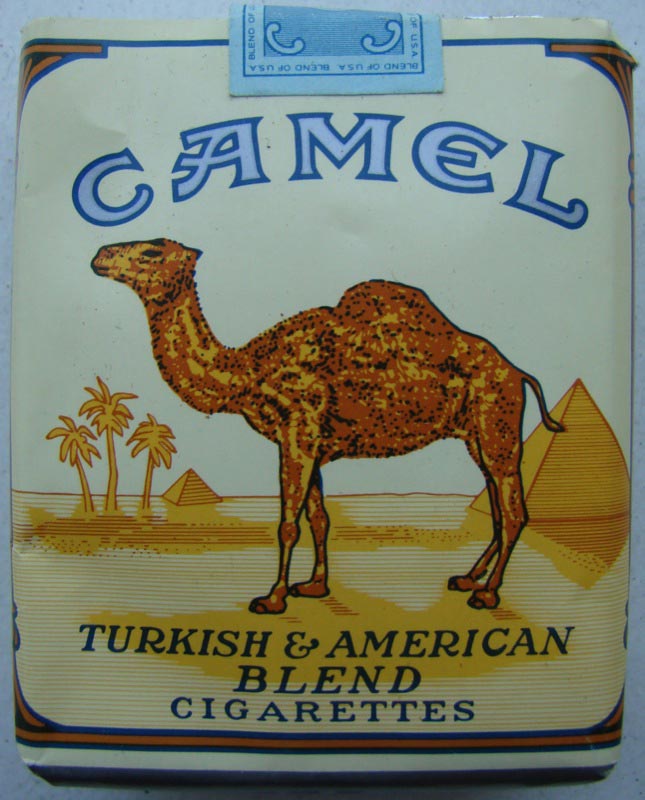 Camel cigarette packet from 1915.