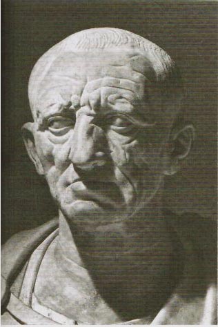 Statue of Cato the Elder.