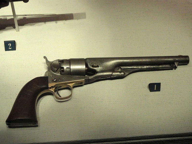Colt .44 calibre army revolver, 1862.