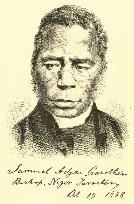 Samuel Adjai Crowther. From Crowther's The Slave Boy who became Bishop of the Niger.