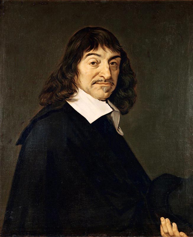 Portrait of René Descartes by Frans Hals. 