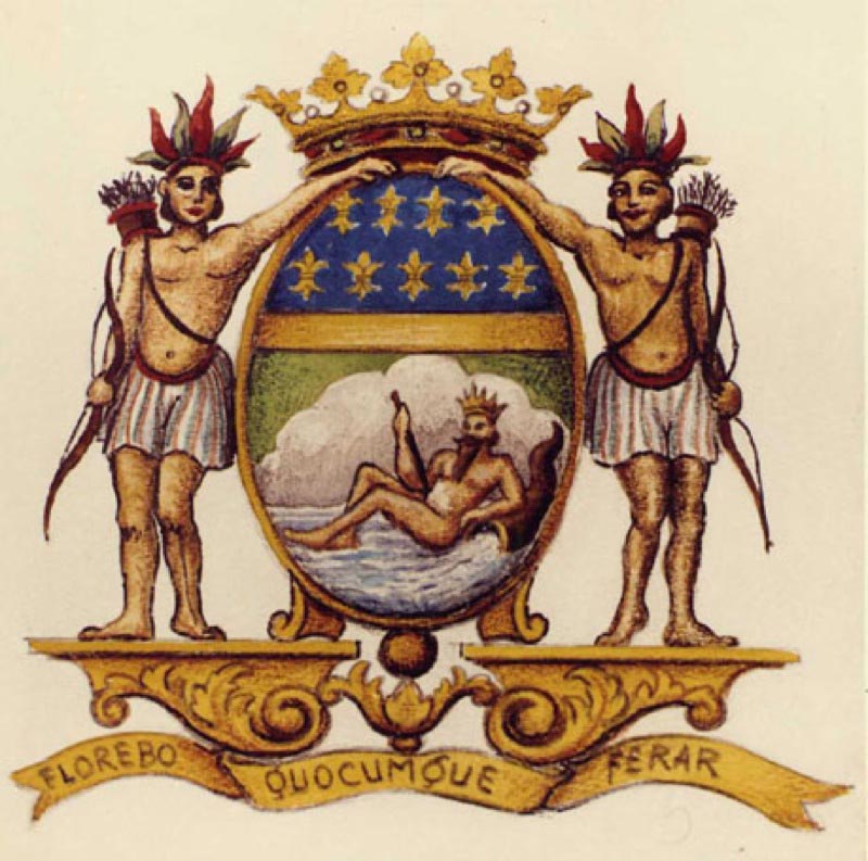 Arms of the East India Company.
