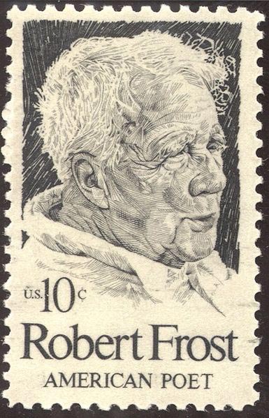 Robert Frost US stamp.