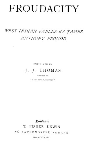 Title page of Froudacity.