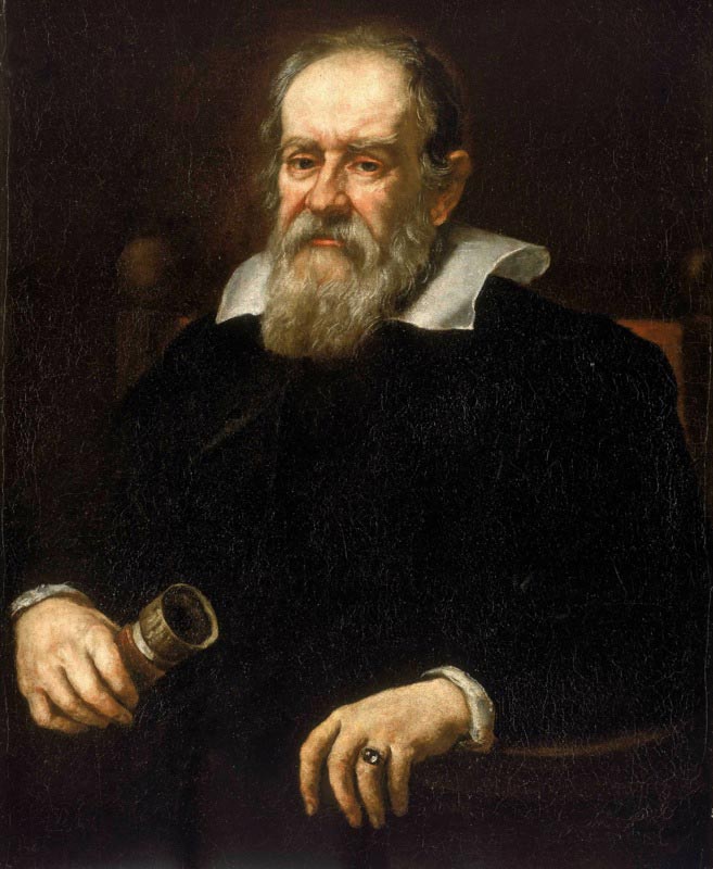 Portrait of Galileo Galilei by Justus Sustermans. Painted in 1636.