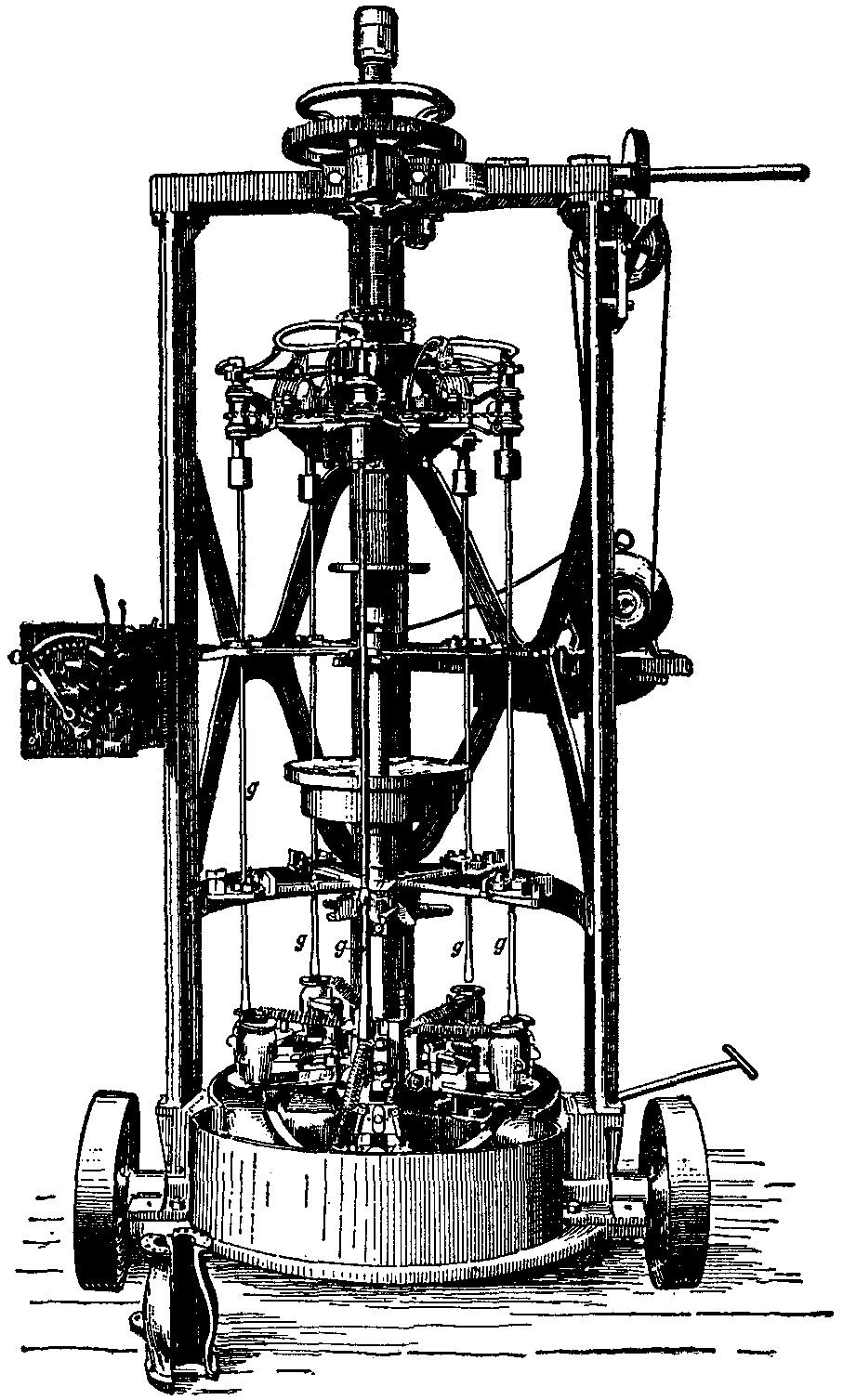 Owens' glass-blowing machine.