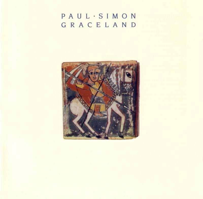 Front cover of the Paul Simon music album Graceland.