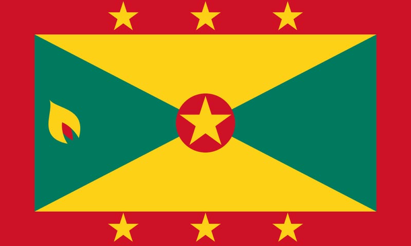 Flag of Grenada. 