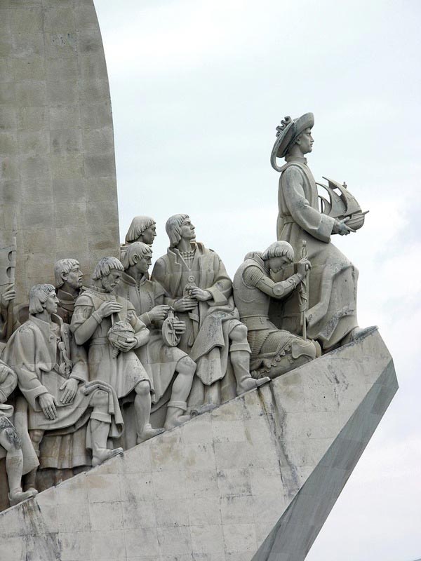 The Padrão dos Descobrimentos in Lisbon depicting Henry the Explorer and others. 