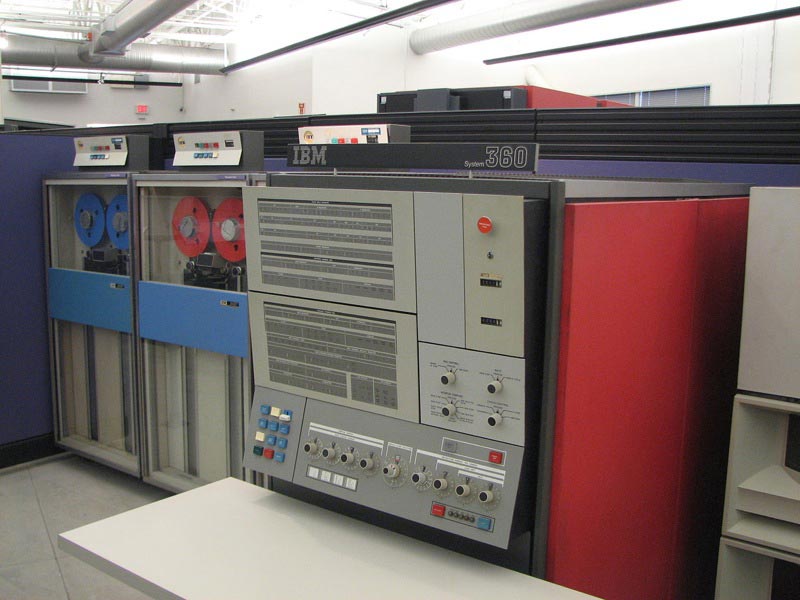An IBM System/360 at the Computer History Museum.