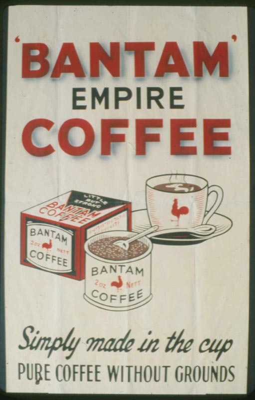Early advertisement for instant coffee.