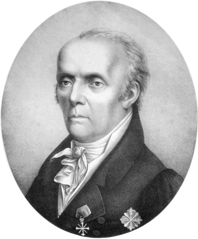 A portrait of Johann Peter Frank by Adolph Friedrich Kunike.
