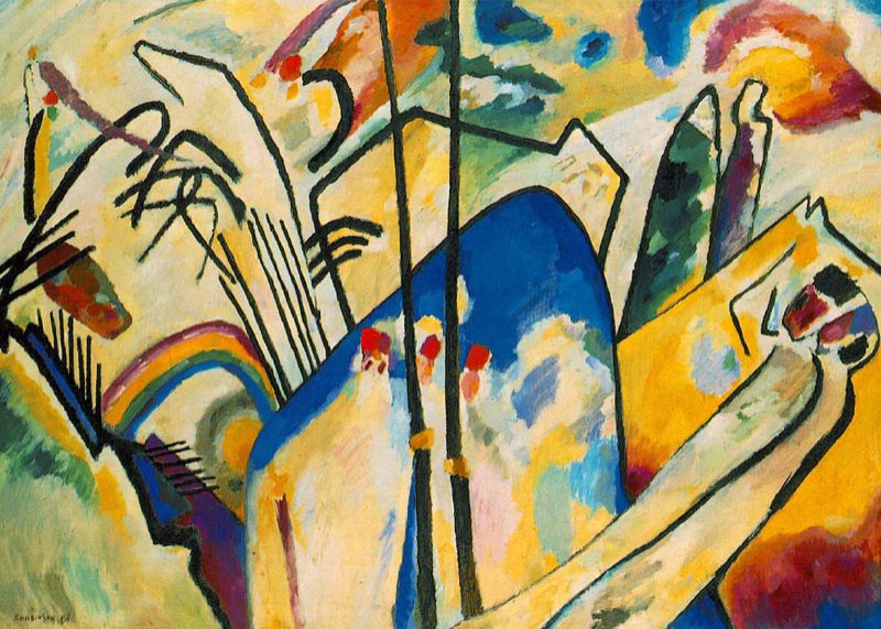 Composition No. IV by Wassily Kandinsky.