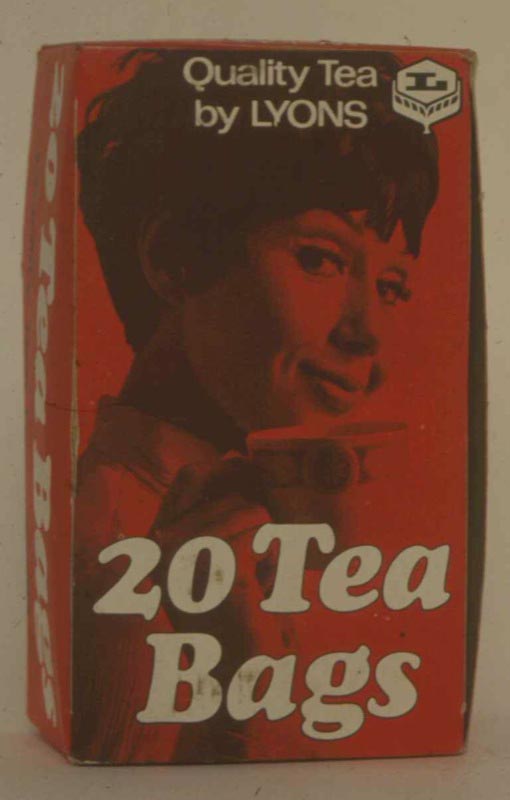 Lyon's tea packet.