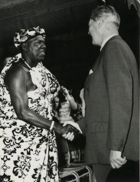 Harold Macmillan in Ghana, 1960.