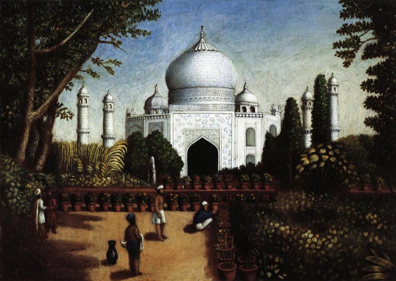 The Taj Mahal by Erastus Salisbury Field.