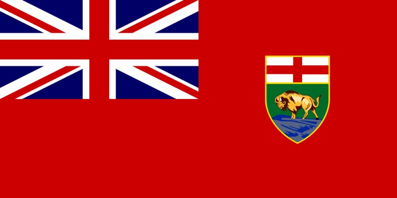 Flag of Manitoba.