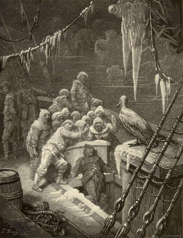 Engraving by Gustave Doré for an 1876 edition of the Rime of the Ancient Mariner.