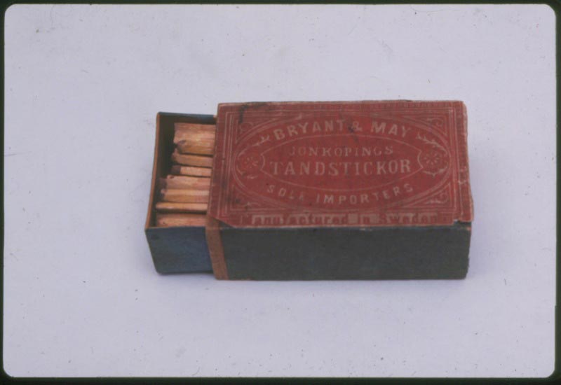 Bryant & May Matches from 1895.