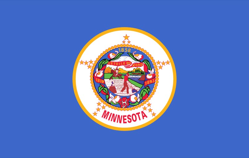 Flag of Minnesota.