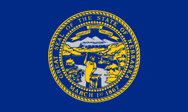 Flag of Nebraska.