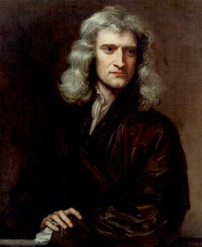 Sir Isaac Newton by Godfrey Kneller.