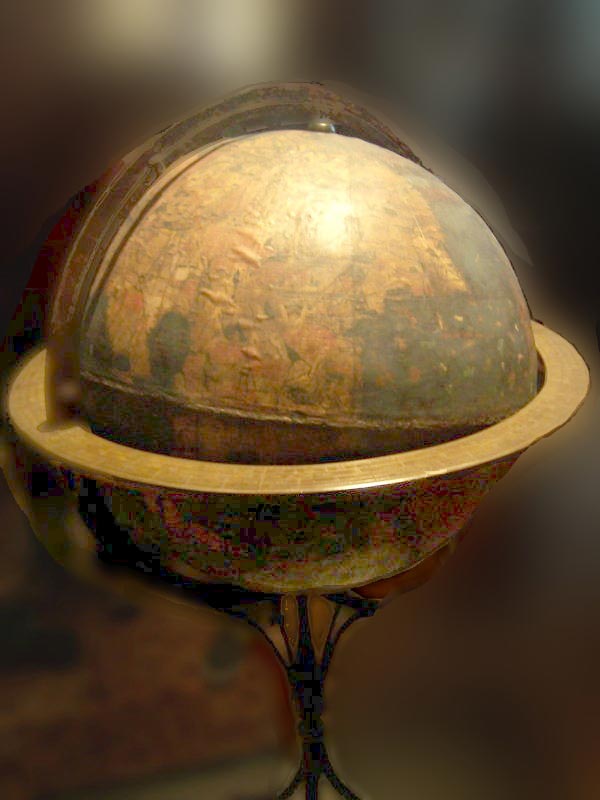 Terrestrial globe named "Erdapfel". Created by Martin Behaim and considered to be one of the oldest globes ever made.