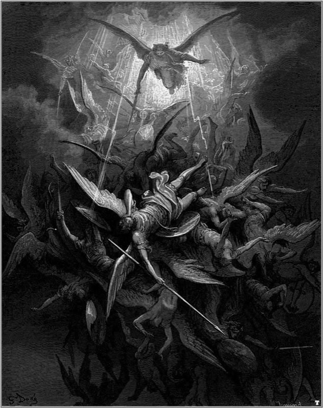 Illustration for John Milton’s Paradise Lost by Gustave Doré.