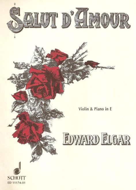 Front cover of an 1899 edition of Elgar's Salut d'Amour.
