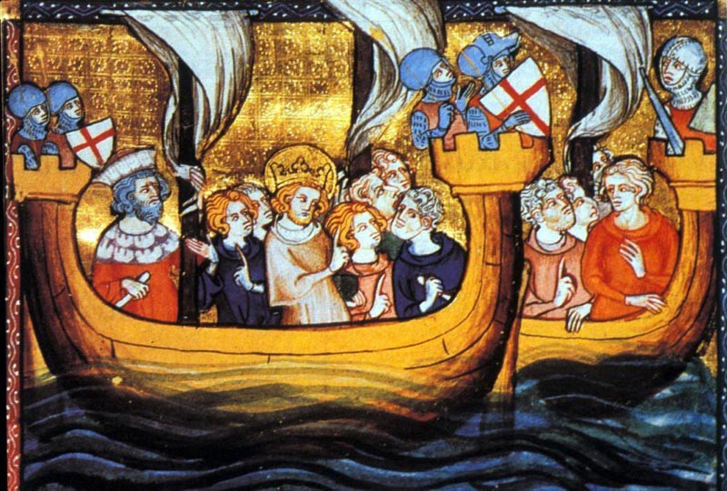 Seventh crusade by Guillaume de Saint-Pathus.