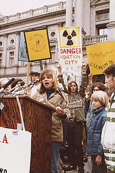 Anti-nuke rally in Harrisburg, prompted by the Three Mile Island incident. 