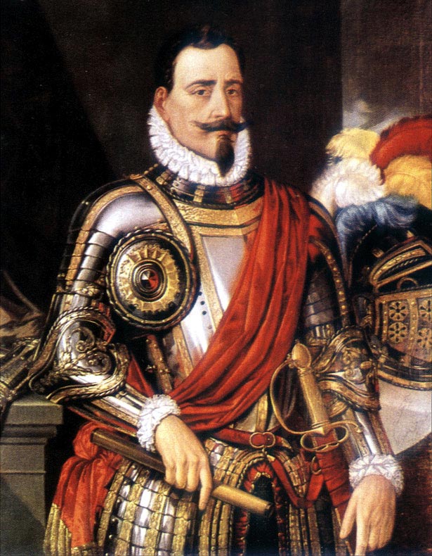 Pedro de Valdivia, the first Spanish Royal Governor of Chile. Painting by Federico de Madrazo.