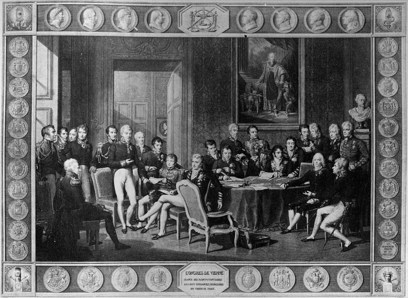 Congress of Vienna by Jean-Baptiste Isabey, 1819.