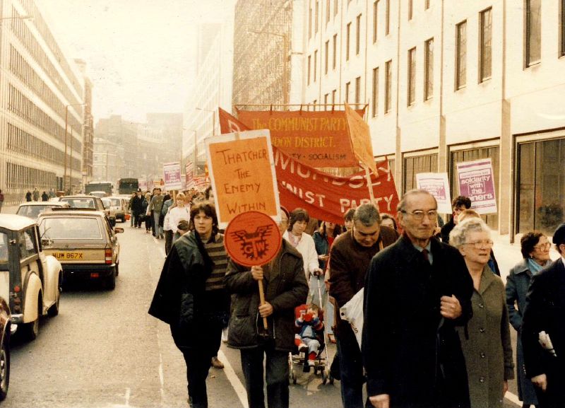 Miners' Strike Rally in London in 1984