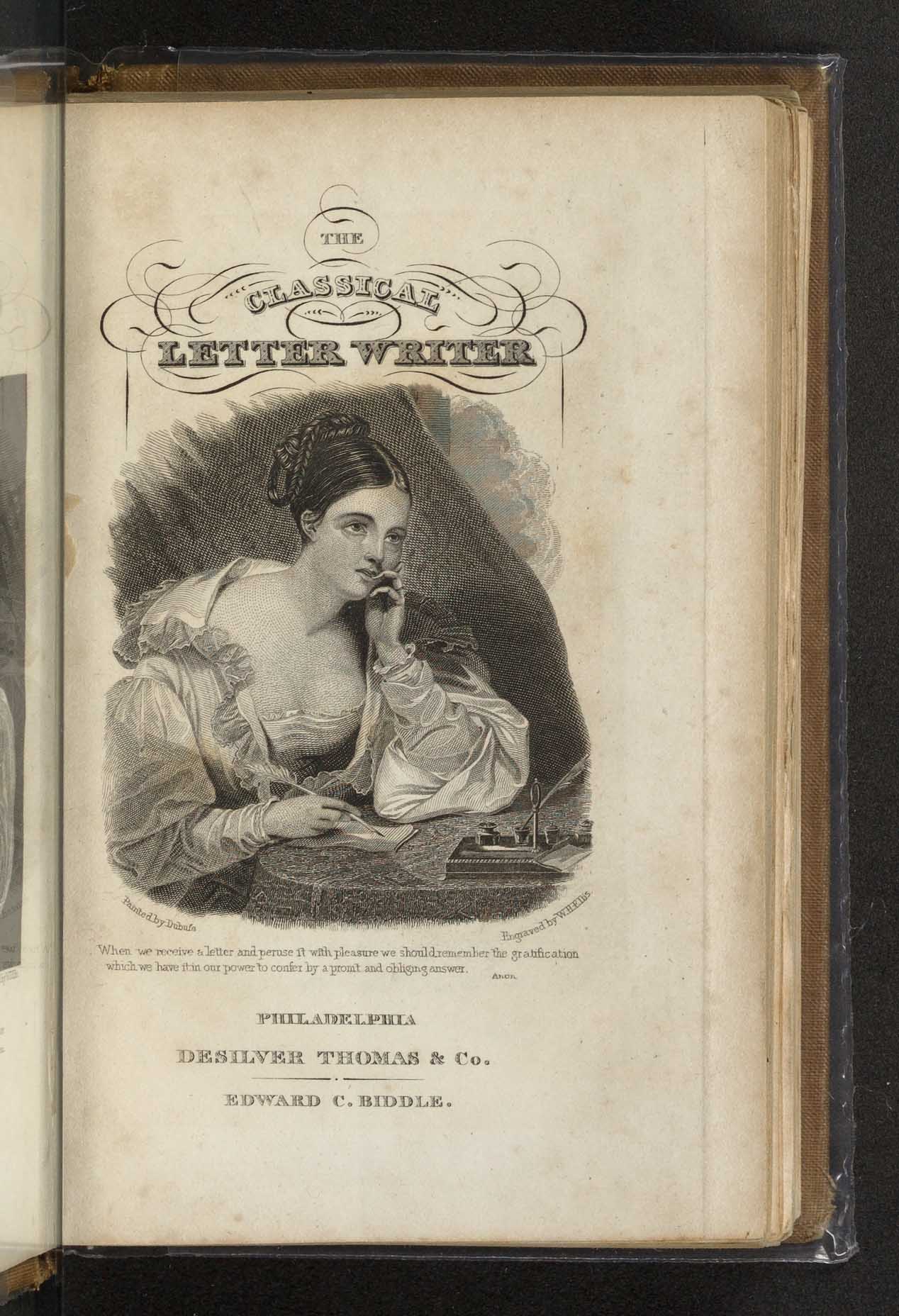 The Young Lady's Book of Classical Letters 