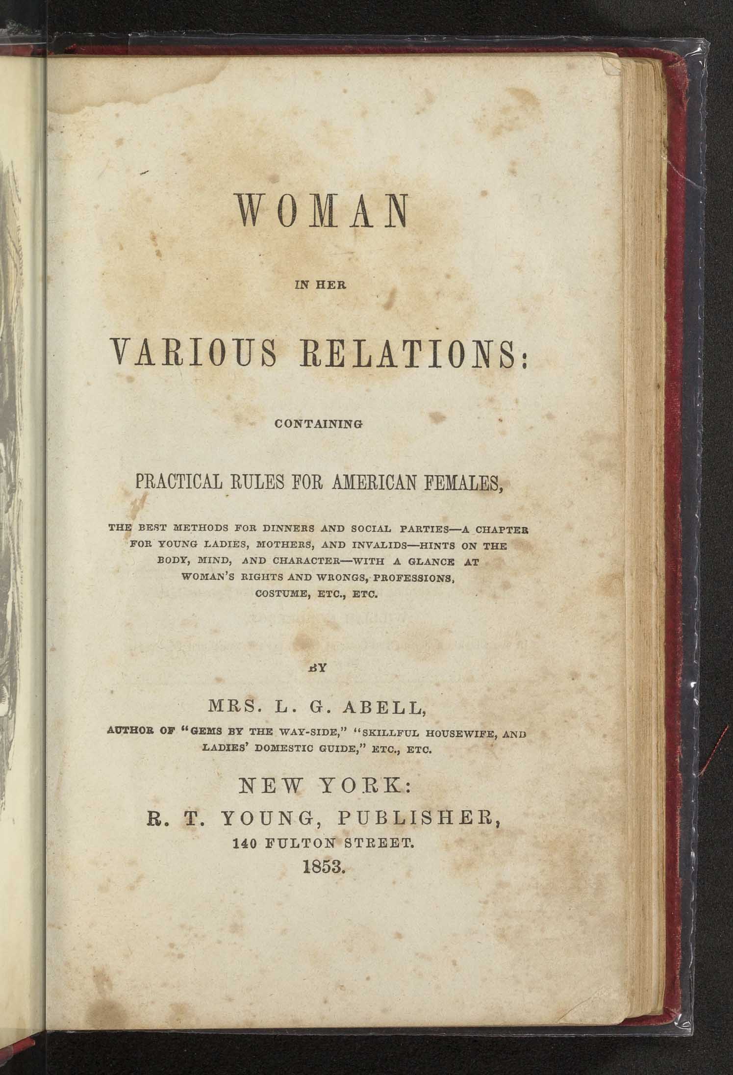 Women in her Various Relations
