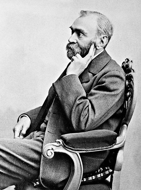 Alfred Nobel, by Gösta Florman (1831-1900)