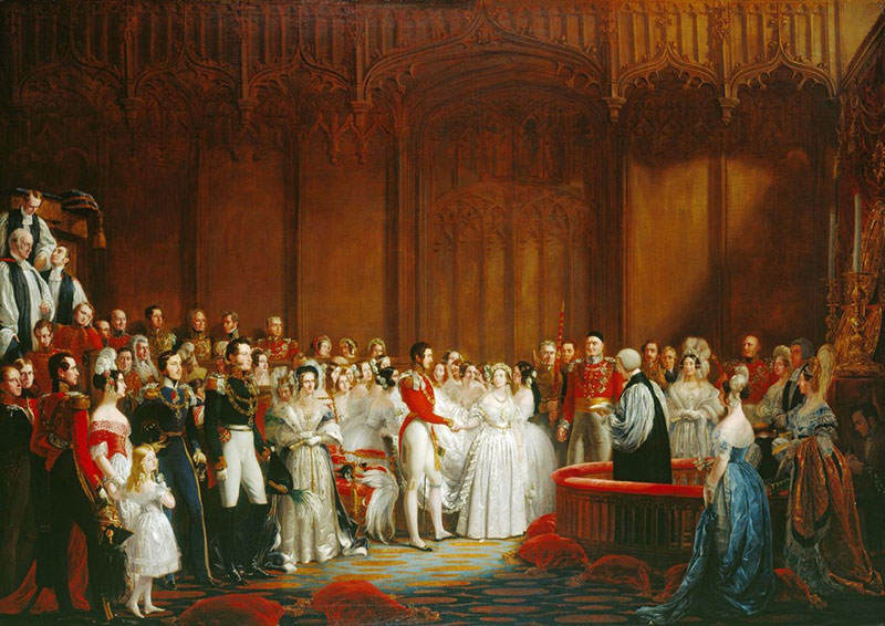 The Marriage of Queen Victoria, 10 February 1840, by George Haytor