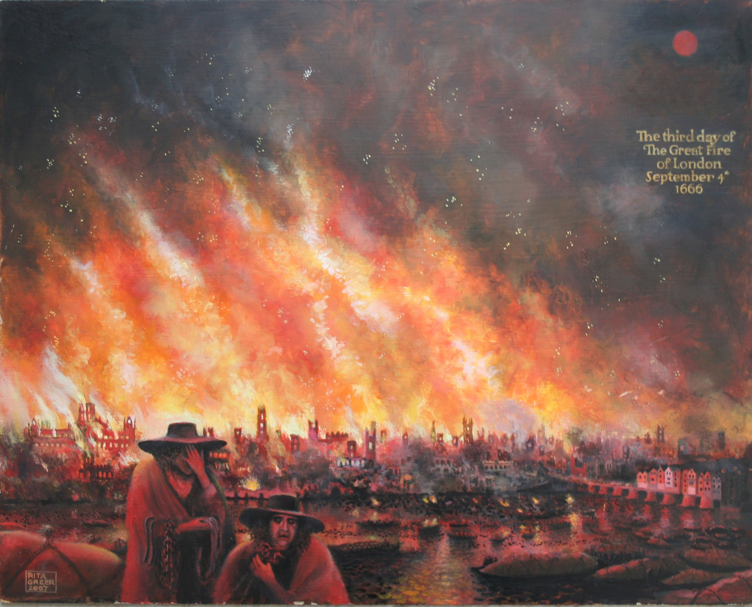 The Great Fire of London, 1666