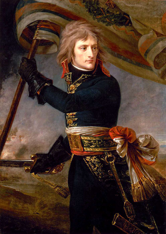 Napoleon Bonaparte at the Bridge of Arcole